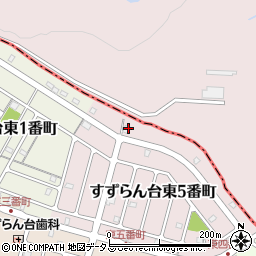 三重県名張市すずらん台東５番町207周辺の地図