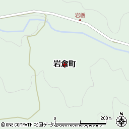 島根県益田市岩倉町周辺の地図