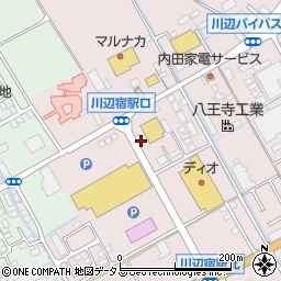 岡山県倉敷市真備町川辺2058周辺の地図