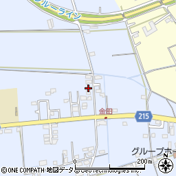 岡山県岡山市東区金田691周辺の地図