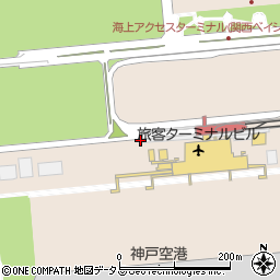 神戸空港周辺の地図