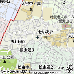 大阪府大阪市阿倍野区丸山通2丁目10周辺の地図