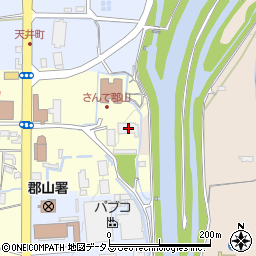 奈良県大和郡山市本庄町323周辺の地図