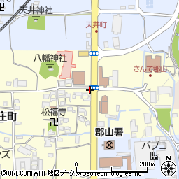 奈良県大和郡山市本庄町153周辺の地図