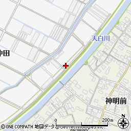 愛知県田原市小中山町沖田132周辺の地図