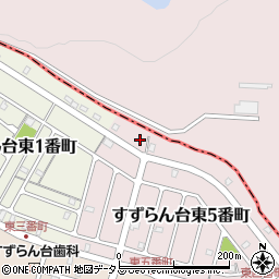三重県名張市すずらん台東５番町204周辺の地図