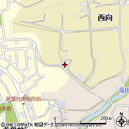 奈良県生駒郡平群町西向193周辺の地図