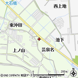 愛知県田原市石神町芸泉名周辺の地図