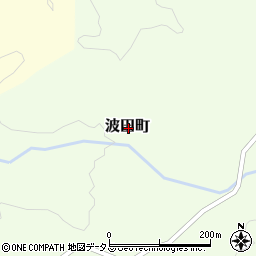 〒698-0411 島根県益田市波田町の地図