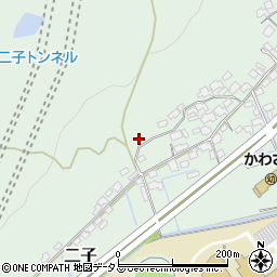 岡山県倉敷市二子717周辺の地図