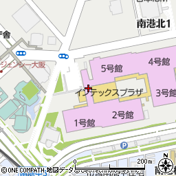 インテックス大阪　３号館周辺の地図