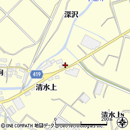 愛知県田原市八王子町深沢18周辺の地図
