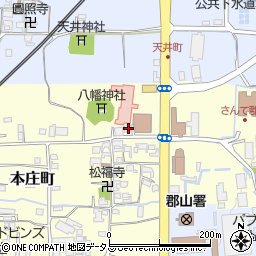 奈良県大和郡山市本庄町11周辺の地図