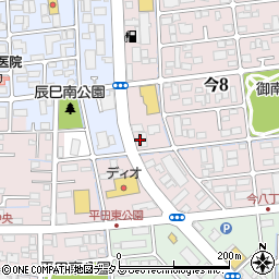 株式会社日本ハウスホールディングス　岡山支店周辺の地図