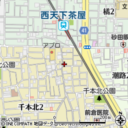 早稲田イーライフ岸里周辺の地図
