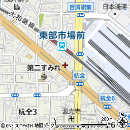 太陽生命保険株式会社　大阪東支社周辺の地図