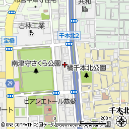大和田モータープール周辺の地図