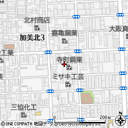 大阪府大阪市平野区加美北3丁目13周辺の地図