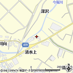 愛知県田原市八王子町深沢17周辺の地図