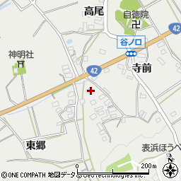 愛知県田原市南神戸町南中島周辺の地図