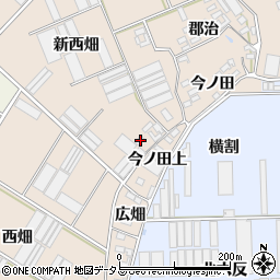 愛知県田原市福江町今ノ田上15周辺の地図