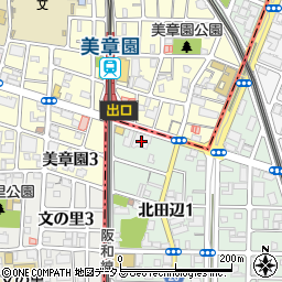 三井住友銀行美章園支店 ＡＴＭ周辺の地図