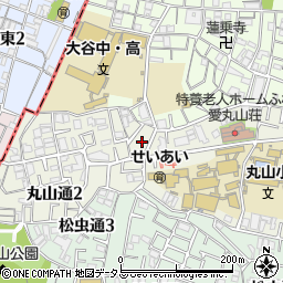 大阪府大阪市阿倍野区丸山通2丁目1周辺の地図