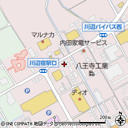 岡山県倉敷市真備町川辺2055周辺の地図