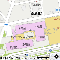 ニューヤマザキデイリーストア　インテックス大阪店周辺の地図