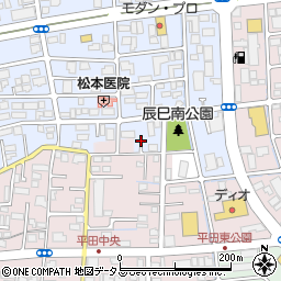 岡山県岡山市北区辰巳36周辺の地図