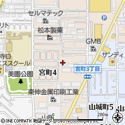 八尾宮町どうぶつ病院周辺の地図