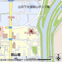 奈良県大和郡山市本庄町317-2周辺の地図