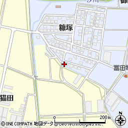 愛知県田原市大草町荒子133周辺の地図
