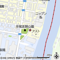 アスト木津川ターミナル周辺の地図