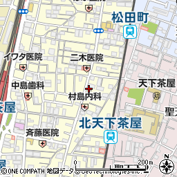 西成天下茶屋郵便局 ＡＴＭ周辺の地図