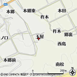 愛知県田原市南神戸町玉屋周辺の地図