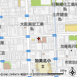 大阪府大阪市平野区加美北周辺の地図