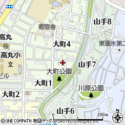 神戸光生園　おおまち分場周辺の地図