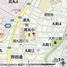 兵庫県神戸市垂水区大町周辺の地図