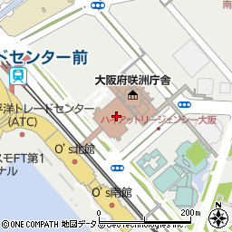 大阪府庁　財務部財産活用課周辺の地図