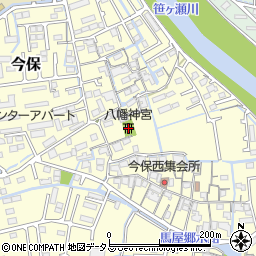 八幡神宮周辺の地図