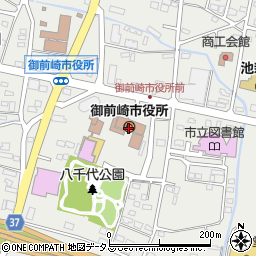 静岡県御前崎市周辺の地図