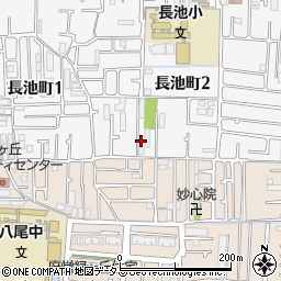 大阪府八尾市長池町2丁目81周辺の地図