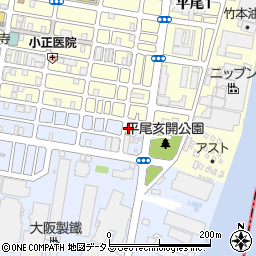 セブンイレブン大阪南恩加島１丁目店周辺の地図