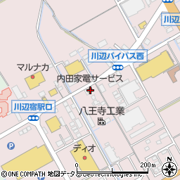 岡山県倉敷市真備町川辺2124周辺の地図