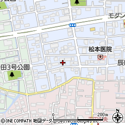 岡山県岡山市北区辰巳44周辺の地図