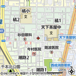 セブンイレブン大阪橘１丁目店周辺の地図