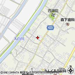 愛知県田原市中山町寺脇139周辺の地図