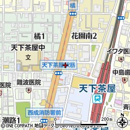 関西みらい銀行天下茶屋支店周辺の地図
