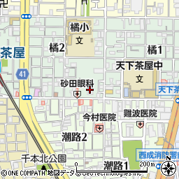 関西電力今宮変電所周辺の地図